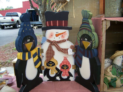 Snowman & Penguin Crafts